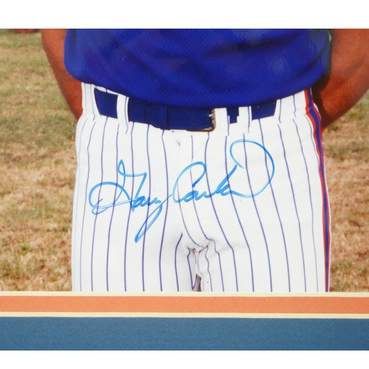 Gary Carter New York Mets Autographed Matted 8x10 Photo JSA COA