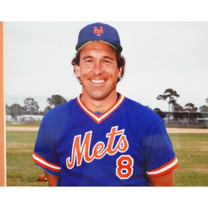 Gary Carter New York Mets Autographed Matted 8x10 Photo JSA COA