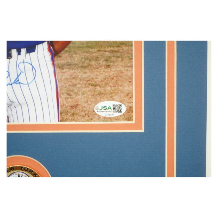 Gary Carter New York Mets Autographed Matted 8x10 Photo JSA COA
