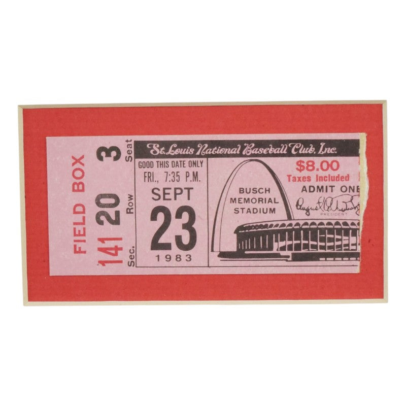 Steve Carlton Philadelphia Phillies 300th Win Autographed Inscribed Matted 8x10 Photo & Ticket Stub Collage LE 32/150 JSA COA