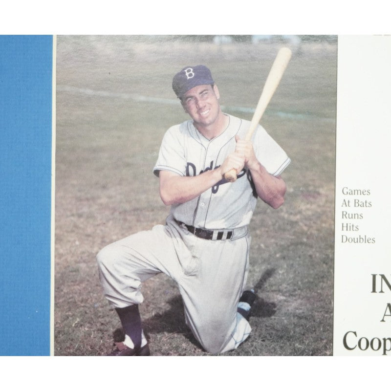 Duke Snider Brooklyn Dodgers Autographed Matted 7x9 Induction Day Card JSA COA