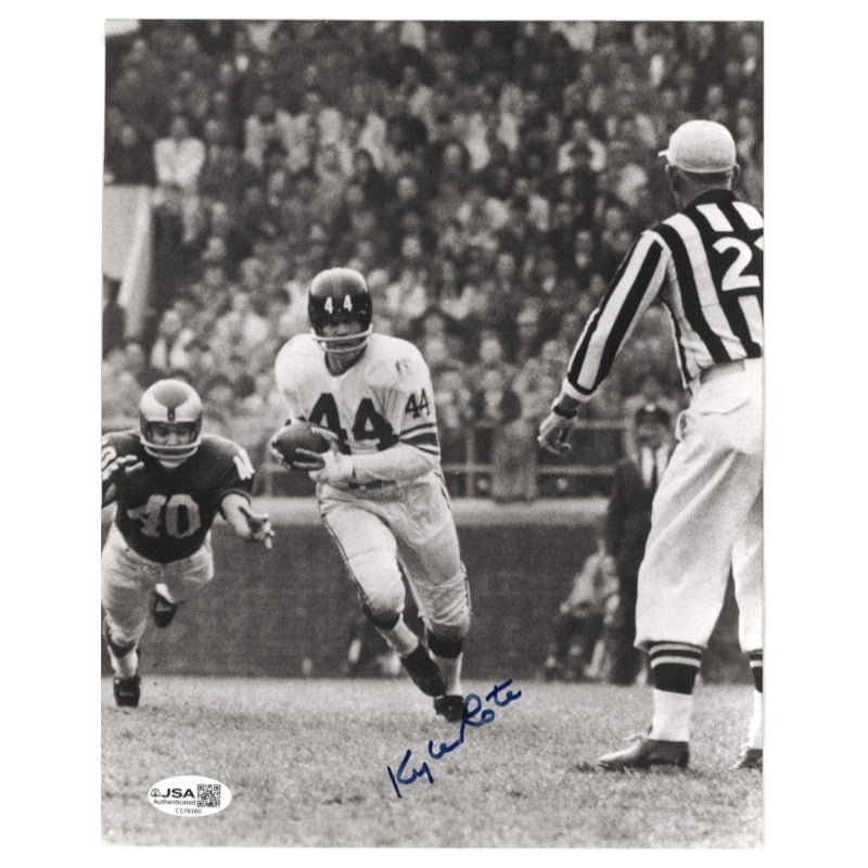Kyle Rote New York Giants Autographed 8x10 Photo JSA COA