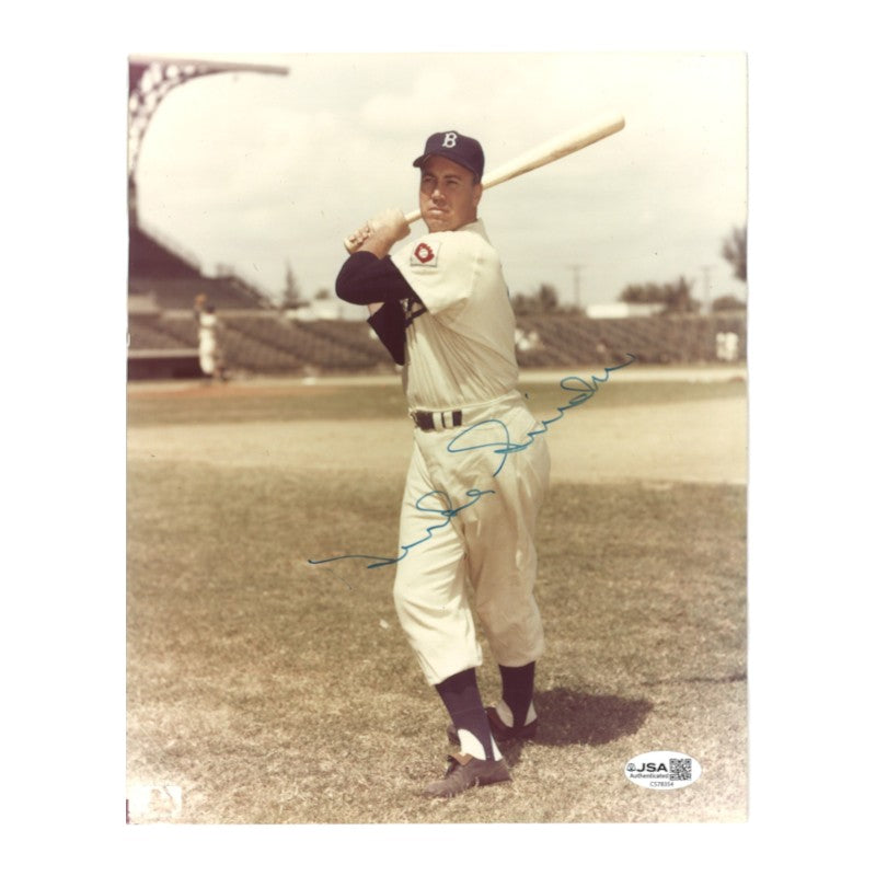 Duke Snider Brooklyn Dodgers Autographed 8x10 Photo JSA COA #CS78354