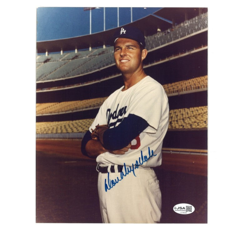Don Drysdale Los Angeles Dodgers Autographed 8x10 Photo JSA COA