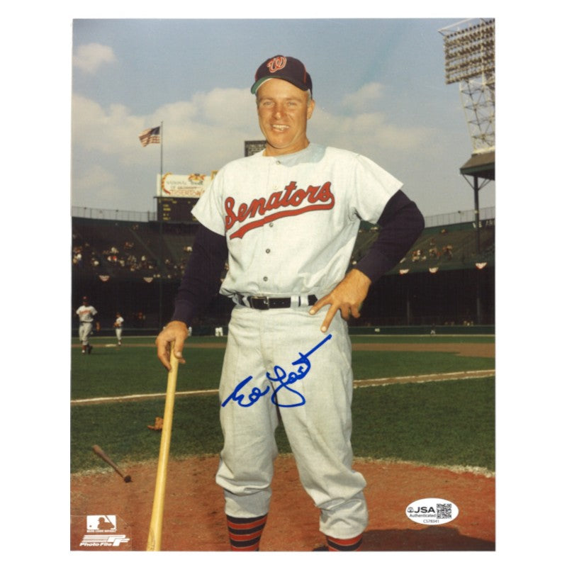 Eddie Yost Washington Senators Autographed 8x10 Photo JSA COA #CS78341