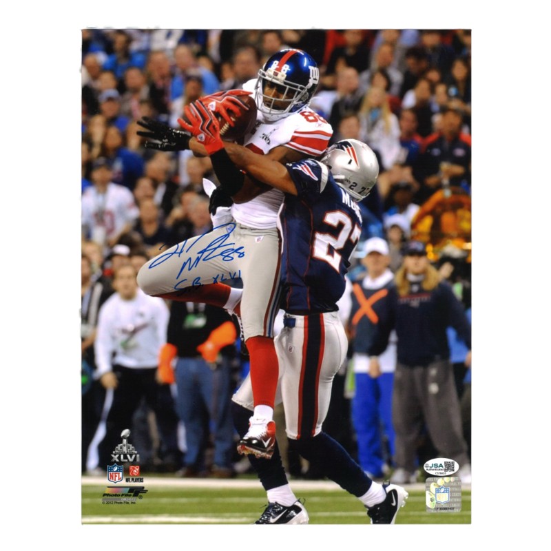 Hakeem Nicks New York Giants Autographed Inscribed 11x14 Photo JSA COA