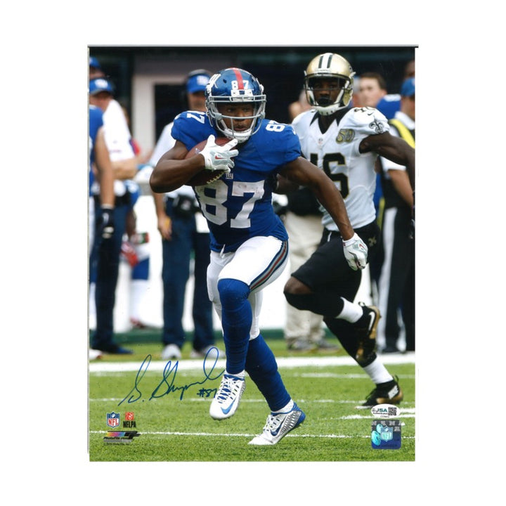 Sterling Shepard New York Giants Autographed 11x14 Vertical Photo JSA COA