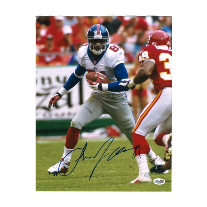 Amani Toomer New York Giants Autographed 11x14 Vertical Photo JSA COA