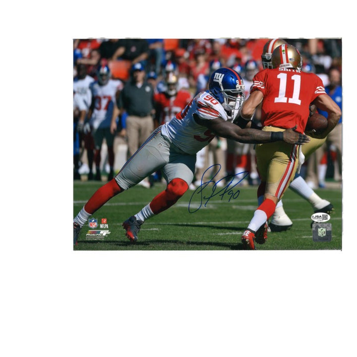 Jason Pierre-Paul New York Giants Autographed 11x14 Horizontal Photo JSA COA