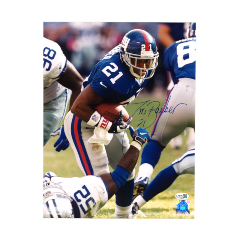 Tiki Barber New York Giants Autographed 11x14 Photo JSA COA #CS78407
