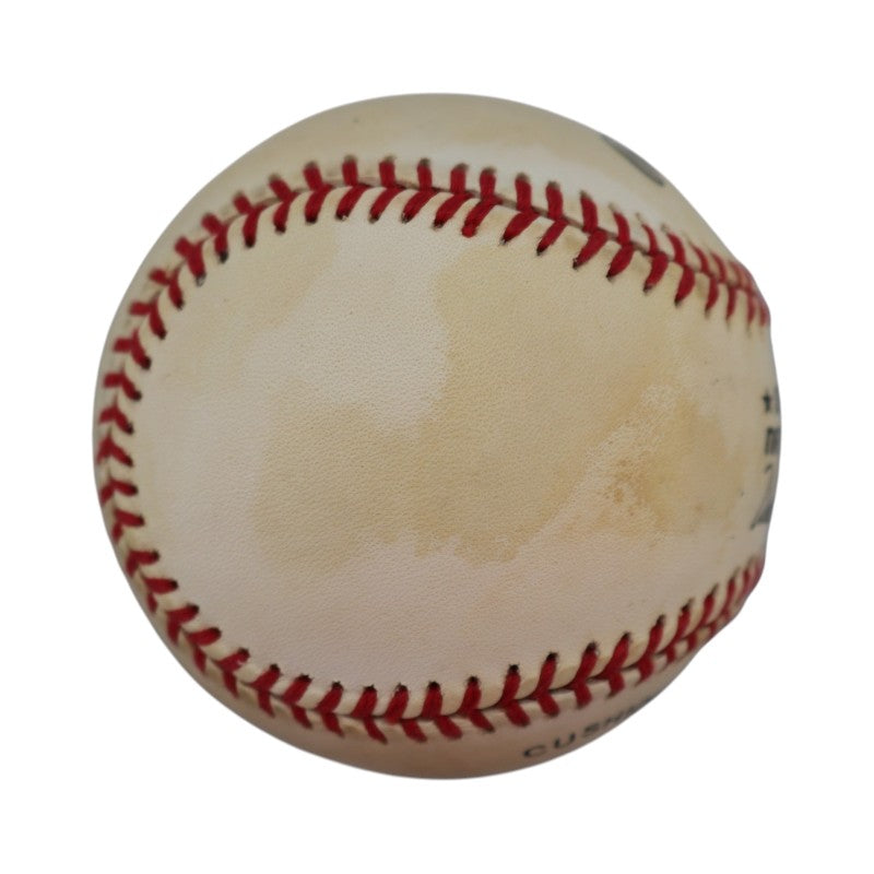 Warren Spahn Milwaukee Braves Autographed ONL Baseball JSA COA
