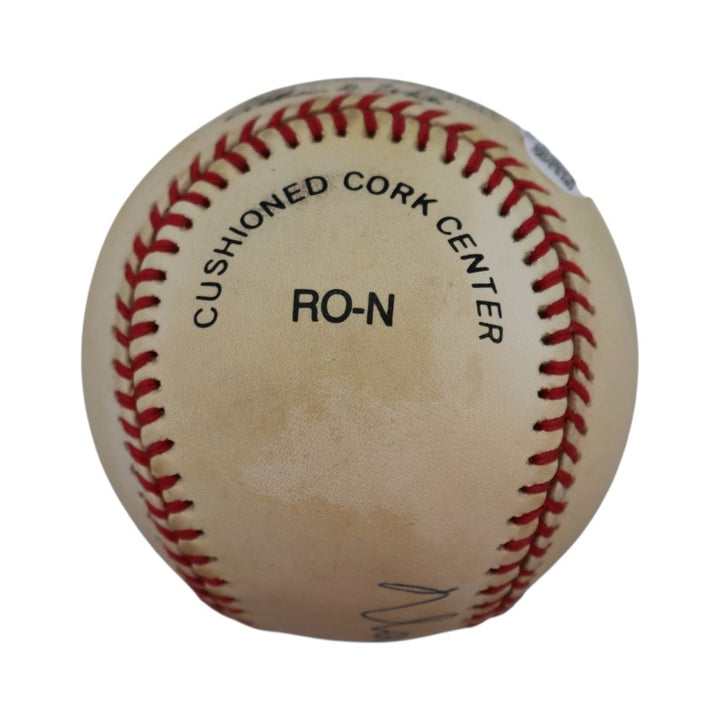 Warren Spahn Milwaukee Braves Autographed ONL Baseball JSA COA