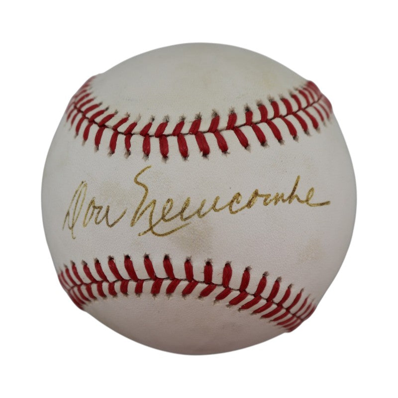 Don Newcombe Los Angeles Dodgers Autographed ONL Baseball JSA COA