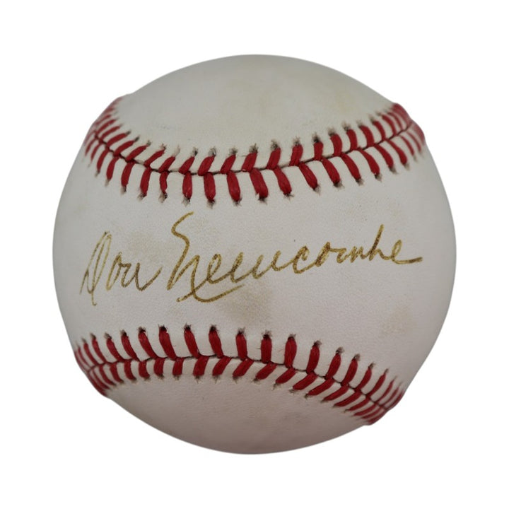 Don Newcombe Los Angeles Dodgers Autographed ONL Baseball JSA COA