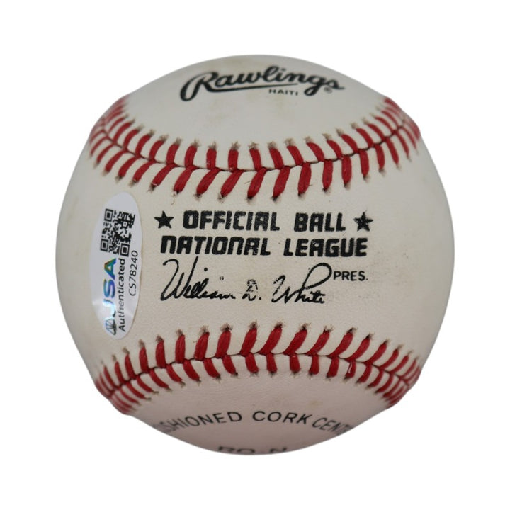 Don Newcombe Los Angeles Dodgers Autographed ONL Baseball JSA COA