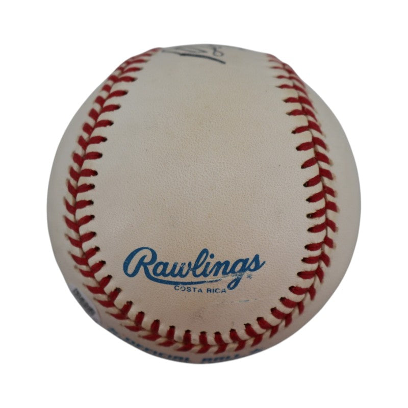 Bob Feller Cleveland Indians Autographed Inscribed OAL Baseball JSA COA
