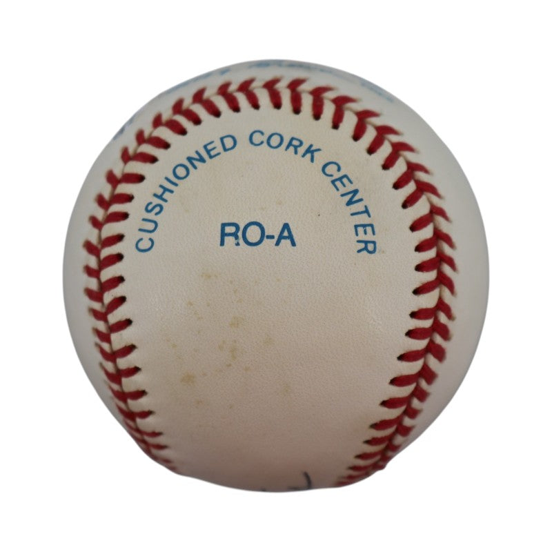 Bob Feller Cleveland Indians Autographed Inscribed OAL Baseball JSA COA