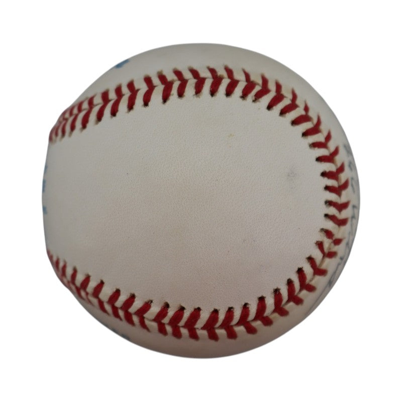 Bob Feller Cleveland Indians Autographed Inscribed OAL Baseball JSA COA