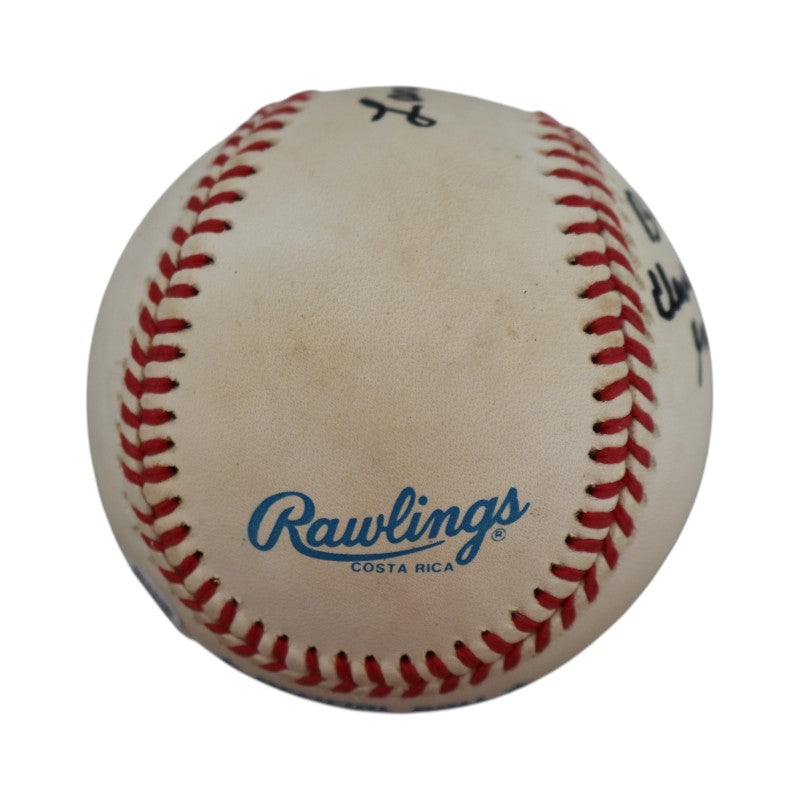 Larry Doby Cleveland Indians Autographed Inscribed OAL Baseball JSA COA