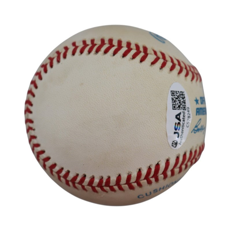 Larry Doby Cleveland Indians Autographed Inscribed OAL Baseball JSA COA