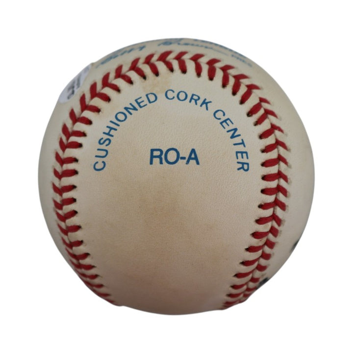 Larry Doby Cleveland Indians Autographed Inscribed OAL Baseball JSA COA