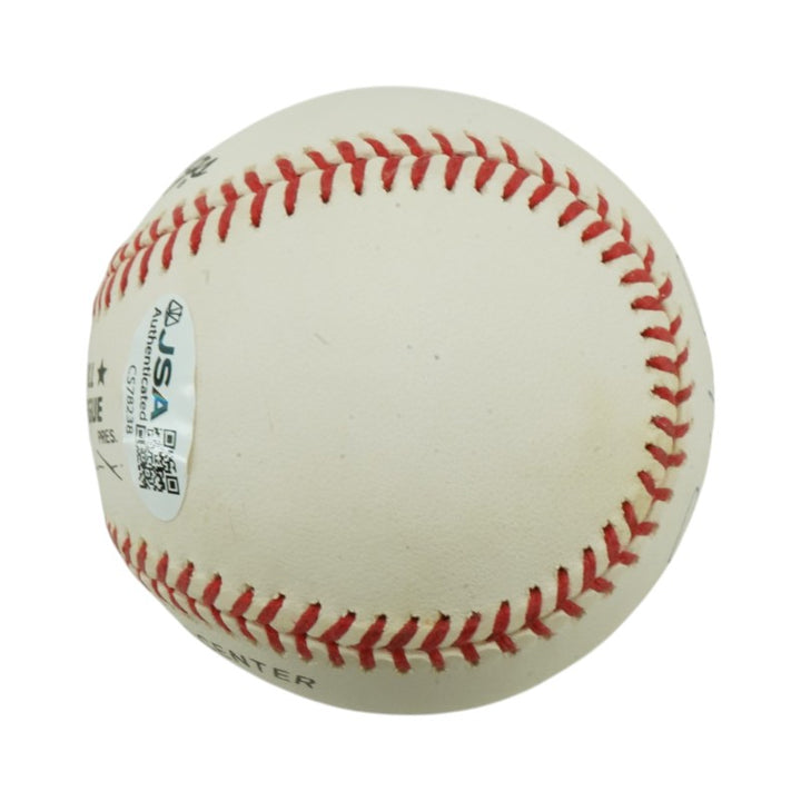 Pee Wee Reese Brooklyn Dodgers Autographed ONL Baseball JSA COA