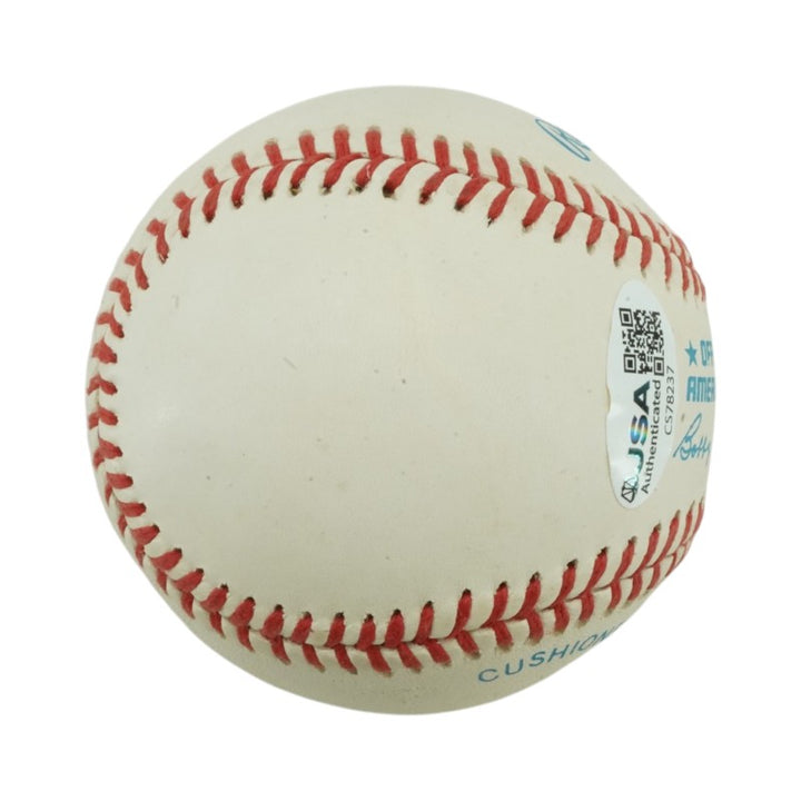 Bob Feller Cleveland Indians Autographed OAL Baseball JSA COA #CS78237