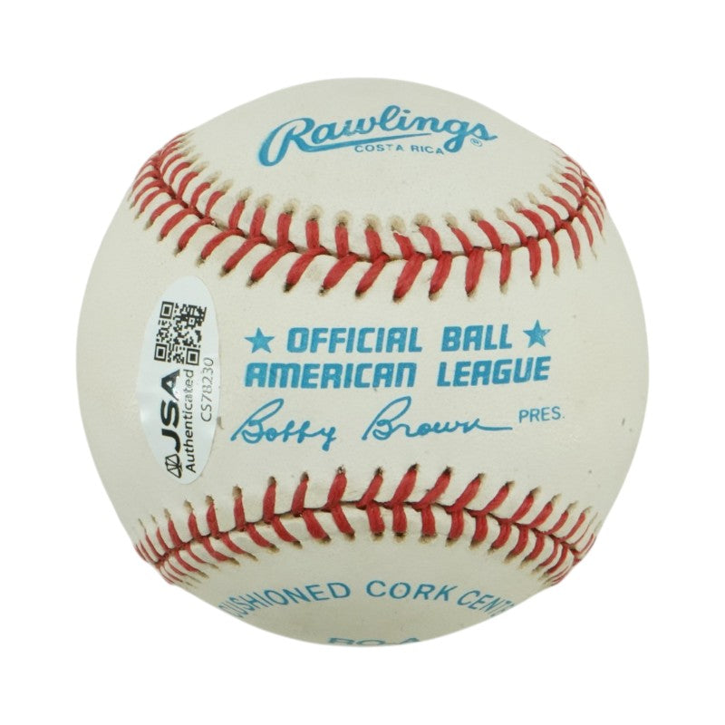 Rollie Fingers Oakland Athletics Autographed Inscribed OAL Baseball JSA COA