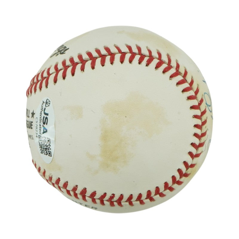 Carl Erskine Brooklyn Dodgers Autographed ONL Baseball JSA COA #CS78234