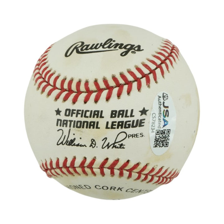 Carl Erskine Brooklyn Dodgers Autographed ONL Baseball JSA COA #CS78234