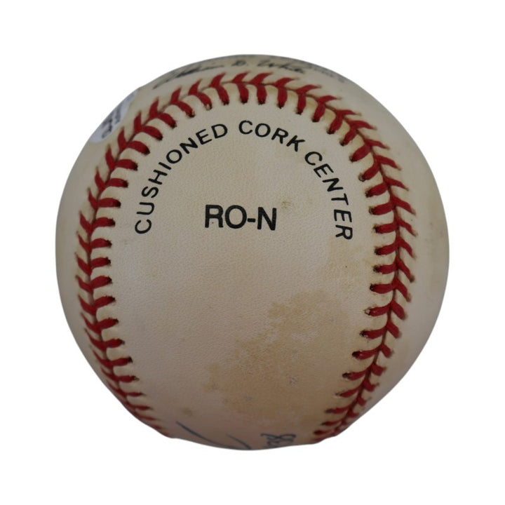 Lou Brock Cincinnati Reds Autographed Inscribed ONL Baseball JSA COA