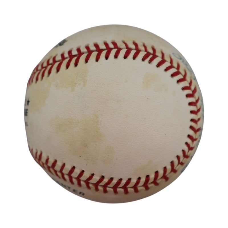 Lou Brock Cincinnati Reds Autographed Inscribed ONL Baseball JSA COA