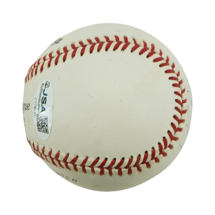 Jeff Reardon Twins Expos Autographed Official League Baseball JSA COA