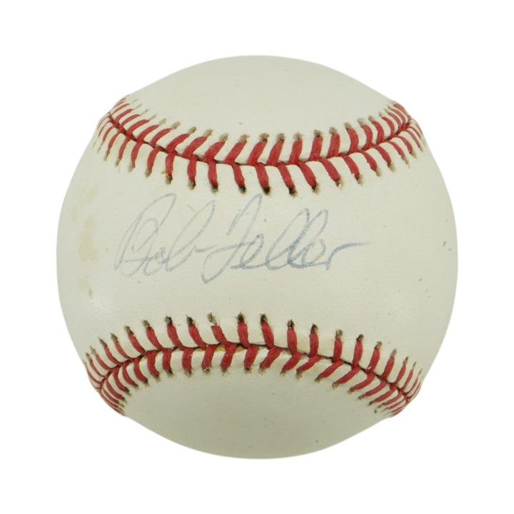 Bob Feller Cleveland Indians Autographed OAL Baseball JSA COA #CS78220
