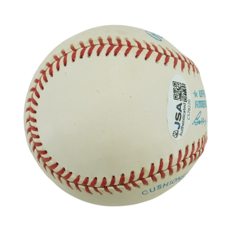 Bob Feller Cleveland Indians Autographed OAL Baseball JSA COA #CS78220