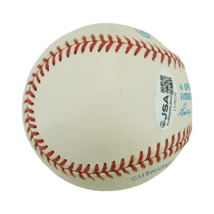 Bob Feller Cleveland Indians Autographed OAL Baseball JSA COA #CS78220