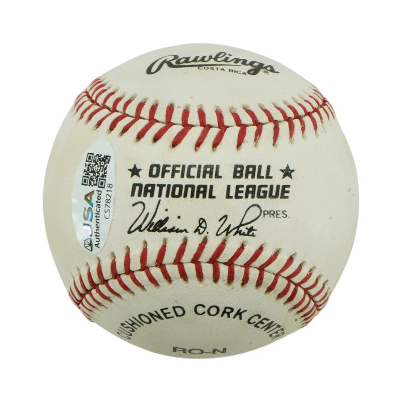 Rick Sutcliffe Indians Cubs Dodgers Autographed ONL Baseball JSA COA