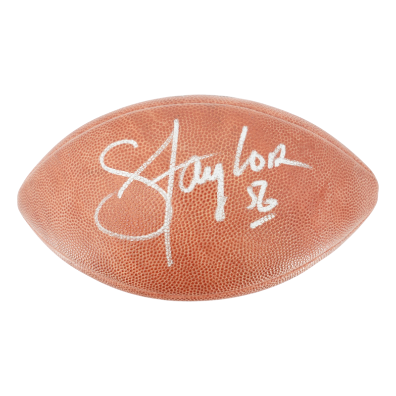 Lawrence Taylor New York Giants Autographed NFL Duke Football JSA COA
