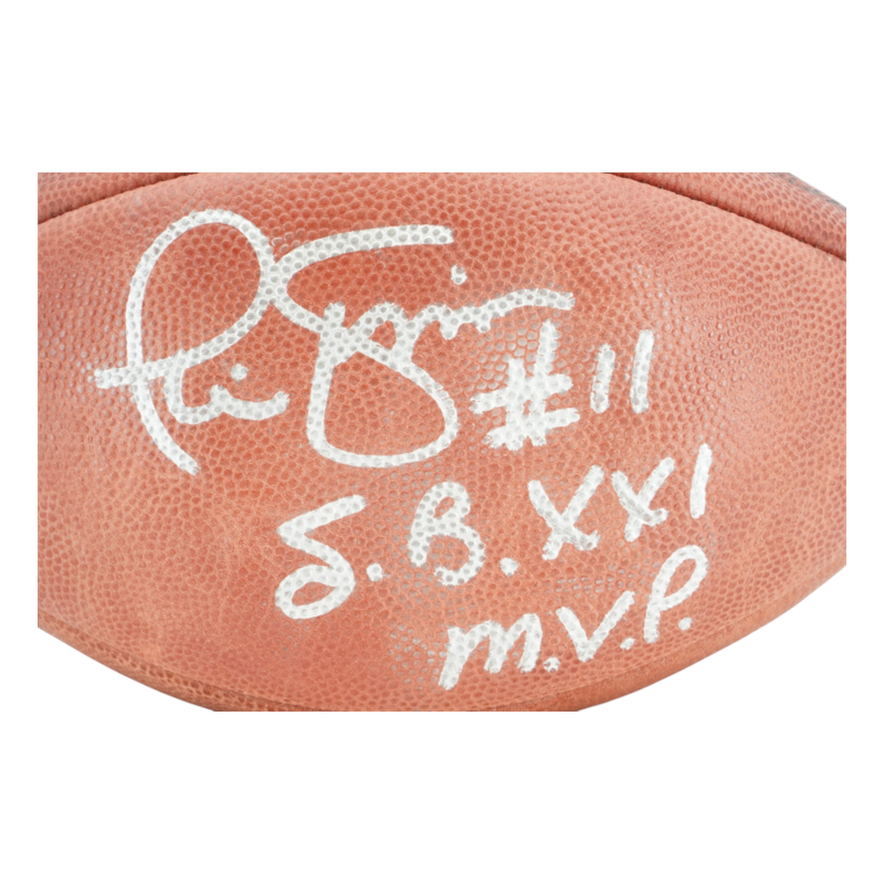 Phil Simms New York Giants Autographed Inscribed NFL Duke Football JSA COA