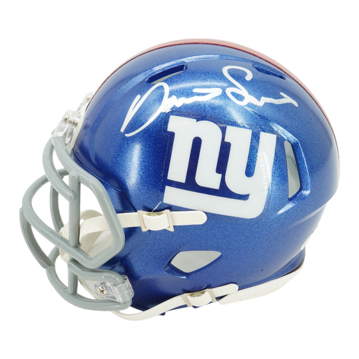 Darius Slayton New York Giants Autographed Riddell Mini Helmet JSA COA