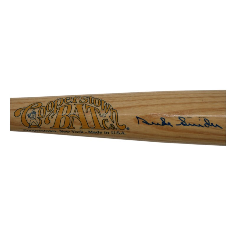 Duke Snider Brooklyn Dodgers Autographed Cooperstown Bat Company Snider Bat JSA COA