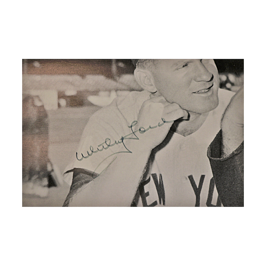 Whitey Ford Yogi Berra  New York Yankees Autographed Signed Matted 16x20 Photo JSA COA