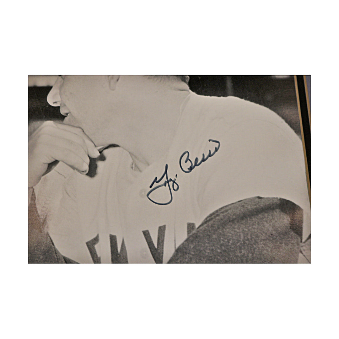 Whitey Ford Yogi Berra  New York Yankees Autographed Signed Matted 16x20 Photo JSA COA