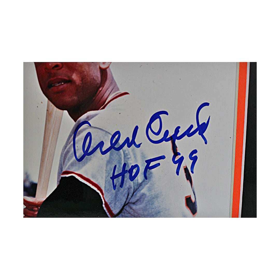 Orlando Cepeda San Francisco Giants Autographed Signed Framed 8x10 Photo (JSA Auth)