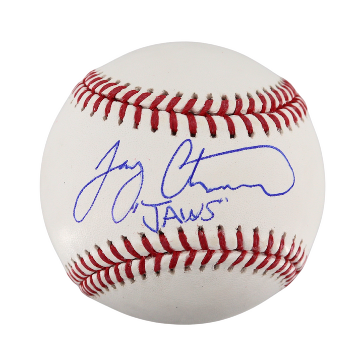 Joey Chestnut Autographed Signed Inscribed Jaws OMLB Baseball (CX Auth)