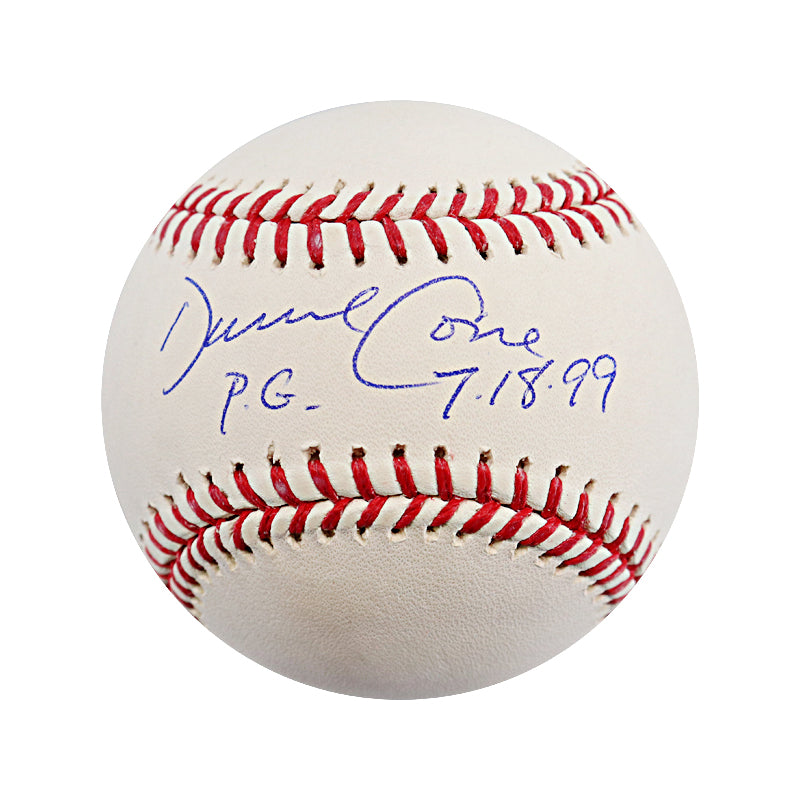 David Cone New York Yankees Autographed Signed PG OMLB Ball (CX Auth)