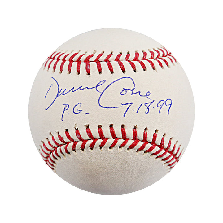David Cone New York Yankees Autographed Signed PG OMLB Ball (CX Auth)