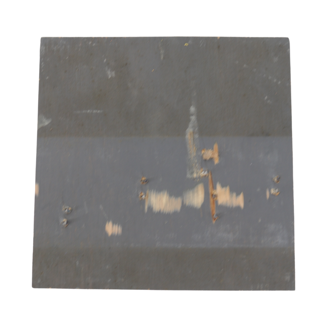 Authentic 6" x 6" Piece of 1990-2003 Hartford Civic Center Court with University of Connecticut Huskies Logo