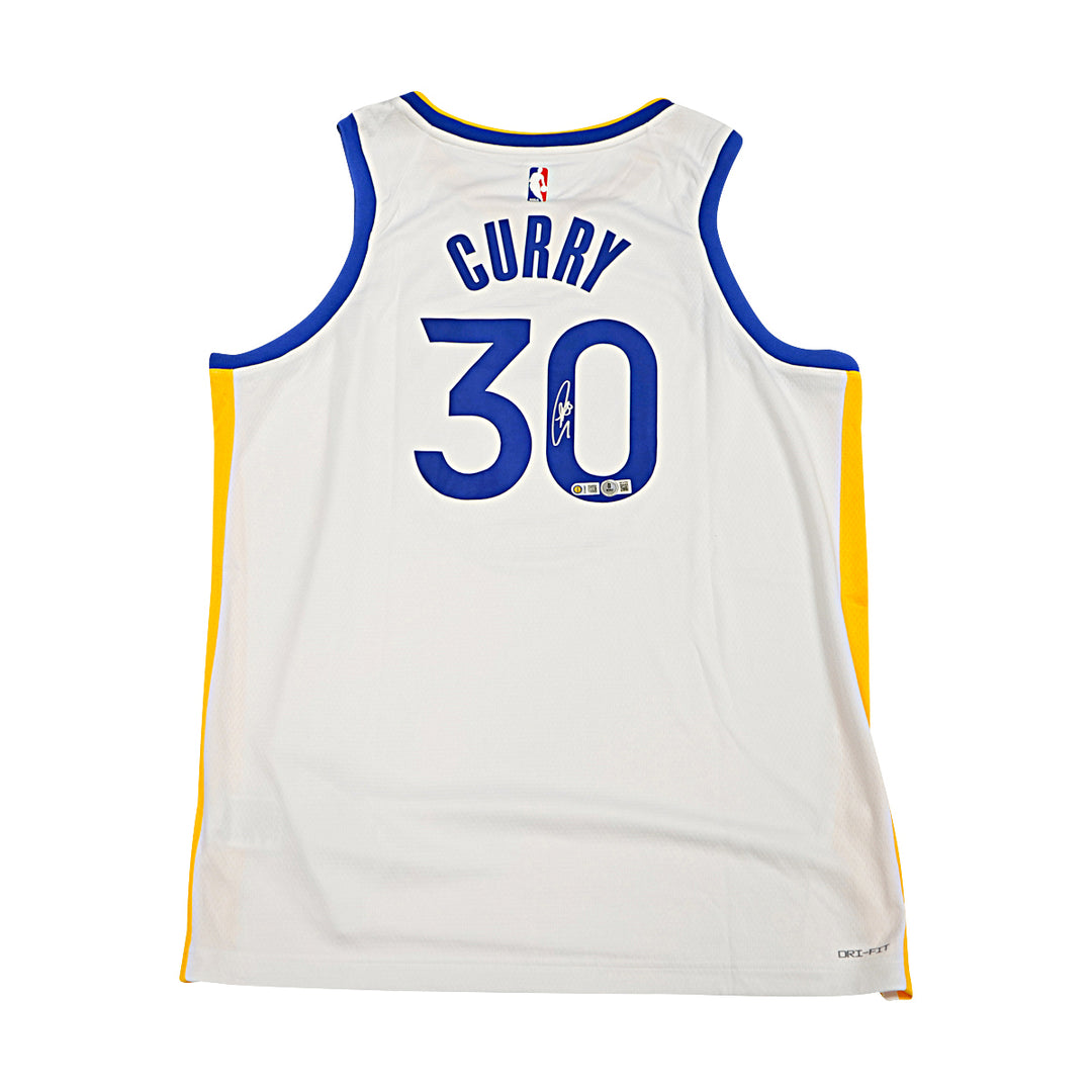 Stephen Curry Golden State Warriors Autographed Nike Jersey Beckett Holo 
