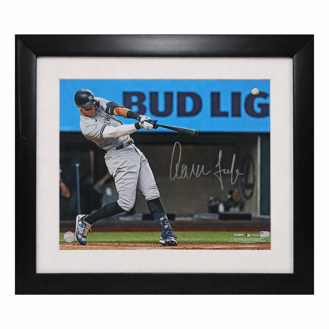 Aaron Judge New York Yankees Autographed Framed 62nd HR 16x20 Photograph Fanatics/MLB Auth